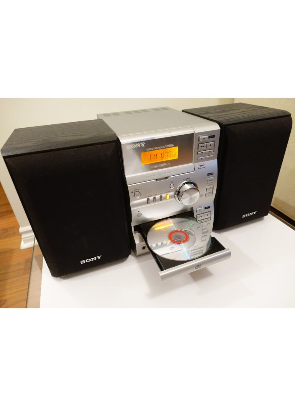 Sony CMT-CP1 Micro HiFi Component System CD Cassette Tuner Speakers